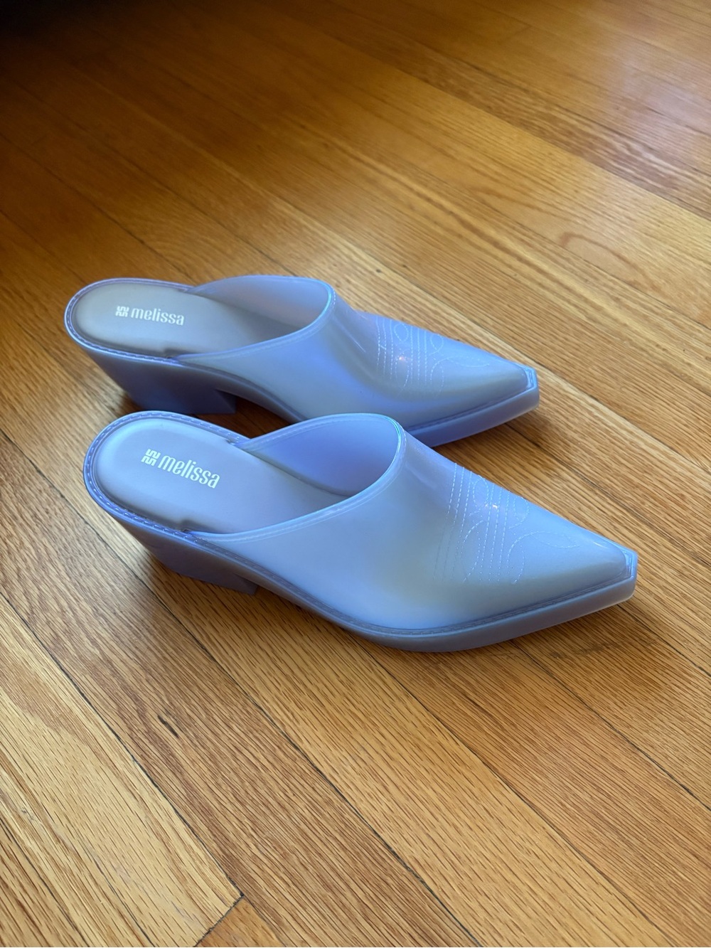 Melissa Texas Mule Pearly Blue